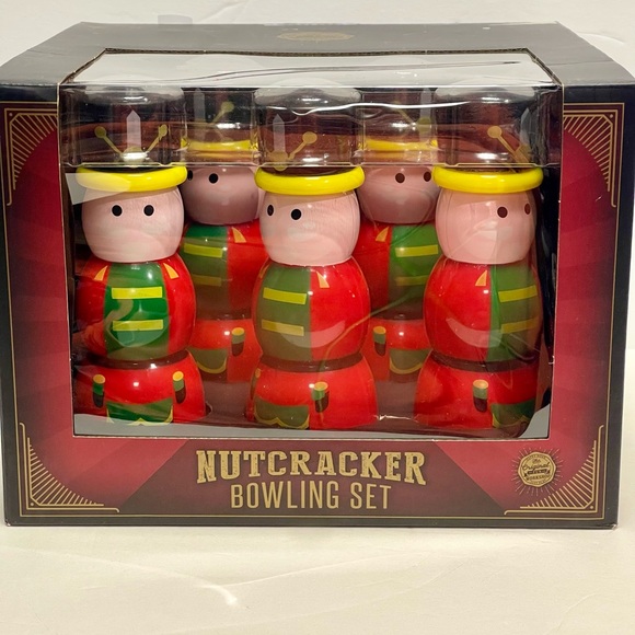 The Original Fun Workshop Other - Nutcracker Bowling Set - Red and Yellow NWT